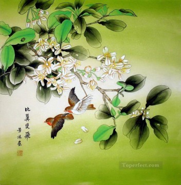  chinese oil painting - Chinese pair of birds